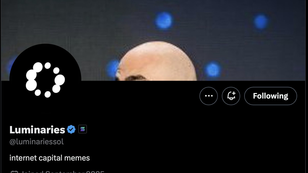 Luminaries — internet capital memes